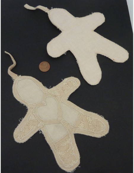 Petit lutin à rembourrer pour doudou de couleur beige