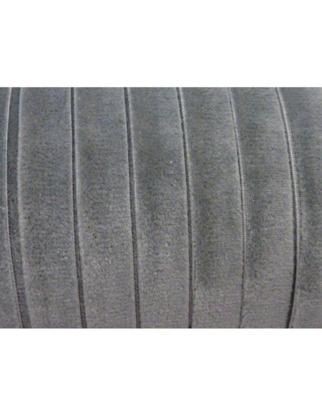 Ruban élastique velours gris pas cher Ruban élastique velours gris pas cher