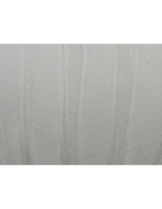 Ruban élastique en velours de couleur blanc 2