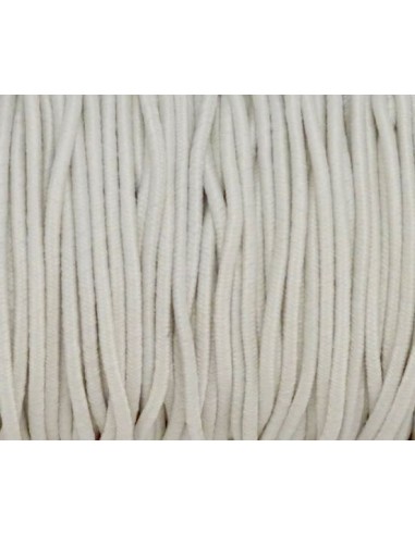 Elastique blanc de lait rond pour masque