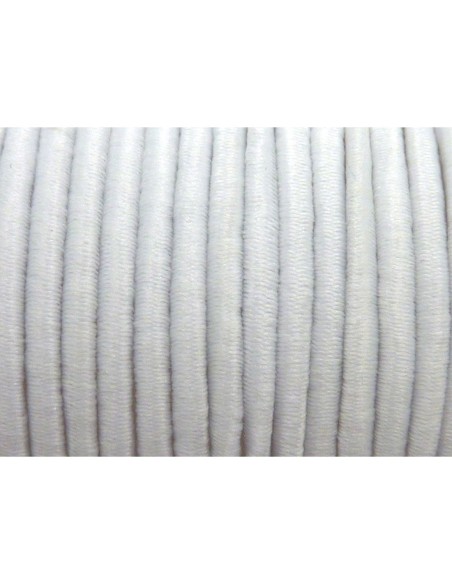 Fil élastique blanc pas cher 2mm pour couture
