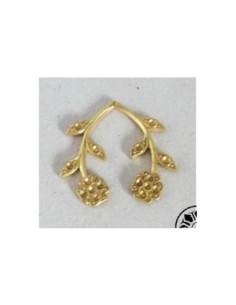 Estampe filigrane, pendentif fleur Vintage des années...