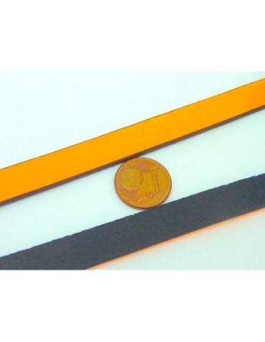 20cm lanière orange fluo 9,8mm de large en...