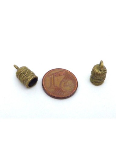R-2 Embouts pour cordon 5mm en métal de couleur...