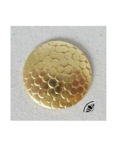 Cabochon en laiton doré Vintage