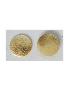 Cabochon en laiton doré Vintage 2