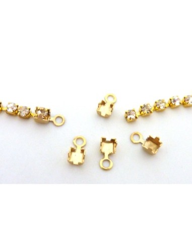 Chaine doré en strass