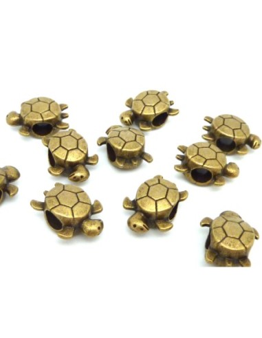 10 Intercalaire tortue 16,2mm gros trou en...