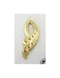 Estampe filigrane, pendentif fleur larme  Vintage 50's en...