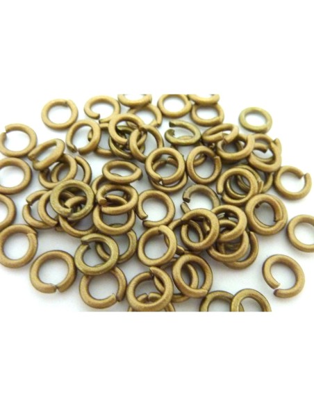 anneau de jonction épais 6mm en métal de couleur bronze anneau de jonction épais 6mm en métal de couleur bronze