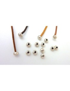 25 Perles embout de finition pour cordon de 1,5mm en...