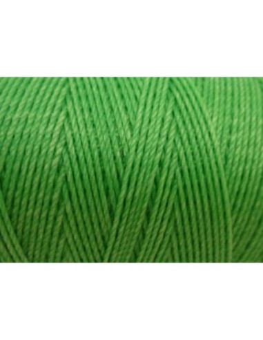 R-5m Fil polyester ciré 0,8mm de couleur vert...