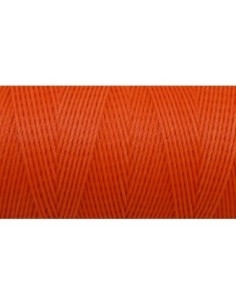5m Fil polyester ciré 0,8mm de couleur orange fluo