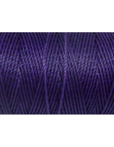 5m Fil polyester ciré 0,8mm de couleur violet lilas