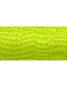 Fil ciré pour macramé, bracelet brésilien jaune fluo 2
