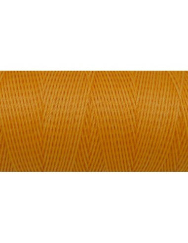 R-5m Fil polyester ciré 0,8mm de couleur orange paille