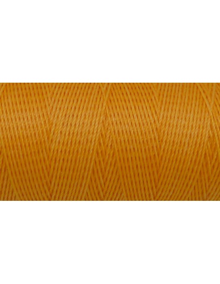 R-5m Fil polyester ciré 0,8mm de couleur orange paille