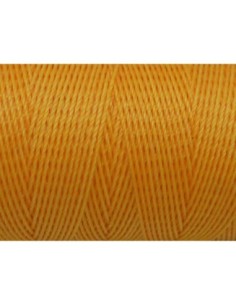 R-5m Fil polyester ciré 0,8mm de couleur orange paille 2