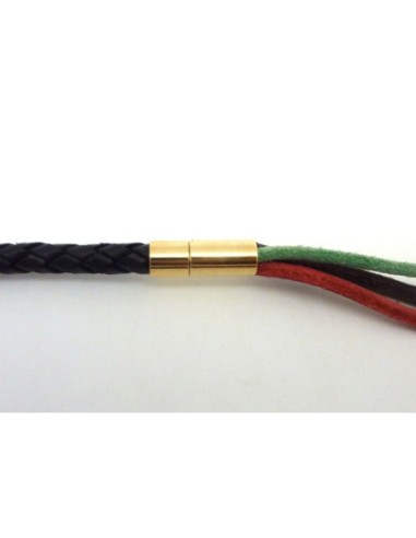 Fermoir doré pour cordon de 6mm
