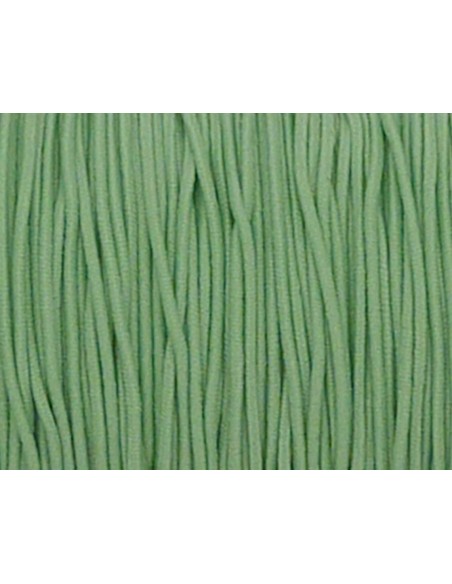 Cordon élastique 1mm de couleur vert d'eau