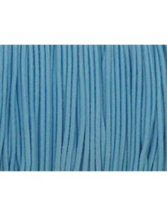 Fil élastique 1mm bleu ciel