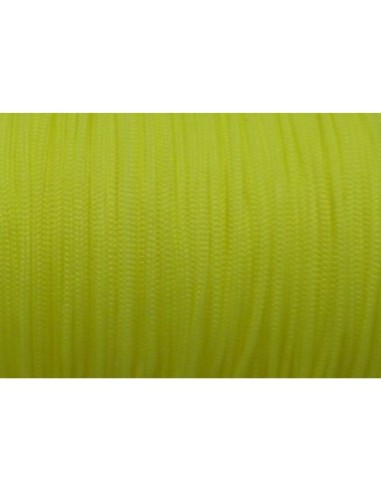 3m Fil polyester, nylon tressé 0,7mm jaune fluo...