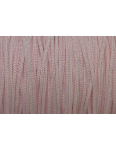 R-3m Fil polyester, nylon tressé 0,7mm rose très pâle