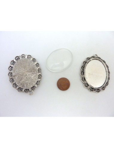 R-Grand Support cabochon 55mm + cabochon...