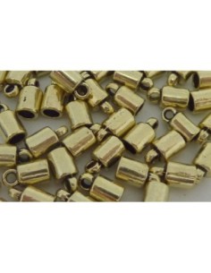 embout en métal doré pâle pour cordon de 3mm 2