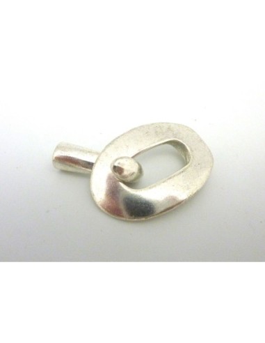 R-Fermoir crochet rectangle 38 x 25mm en métal...