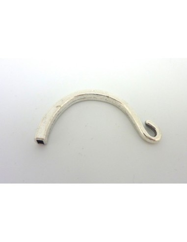 Intercalaire, demi jonc crochet 8cm pour cordon...