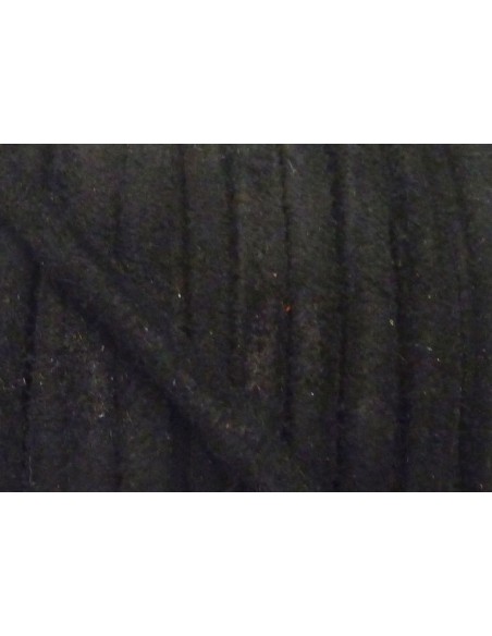 R-1m de Cordon daim plat 4mm de couleur noir