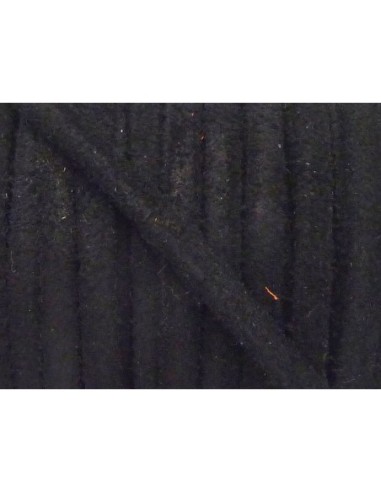 R-1m de Cordon daim plat 4mm de couleur noir