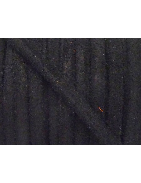 R-1m de Cordon daim plat 4mm de couleur noir