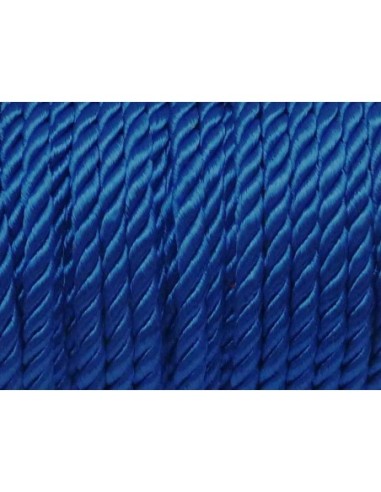 Cordelette bleu roi 5mm pas chère