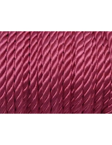 50cm Cordon nylon mouliné 5mm couleur rose