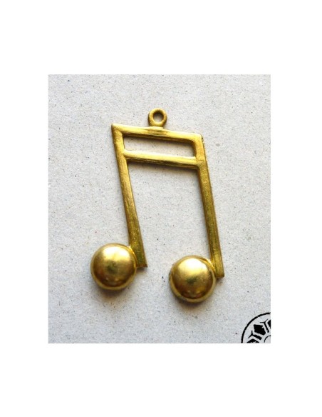 Pendentif Vintage note de musique
