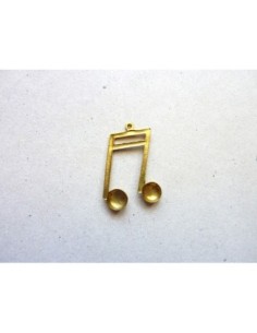 Pendentif Vintage note de musique 2