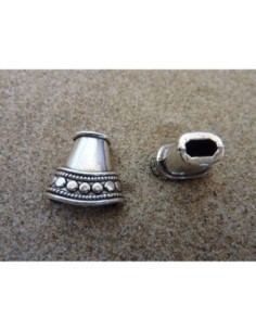 Calotte, coupelle, cache nœud, en métal argenté