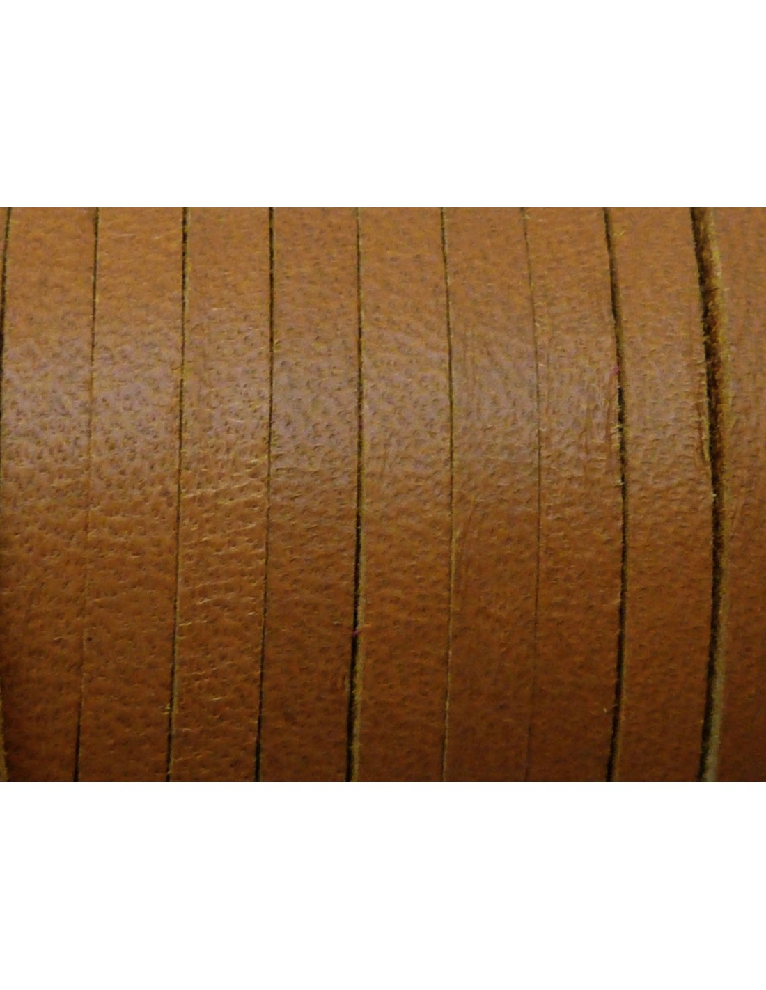 1m Cuir carre 3 3mm de couleur camel marron CUIR