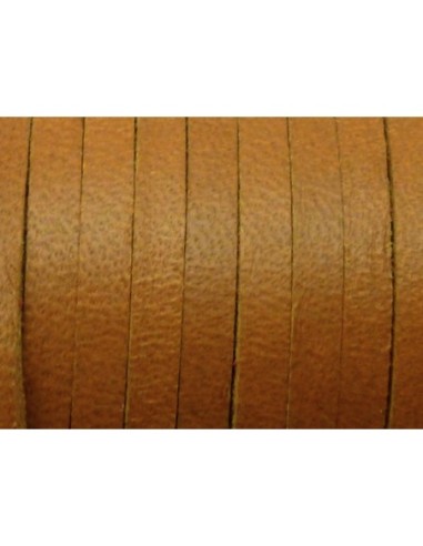 R-1m Cuir carré 3,3mm de couleur camel, marron...