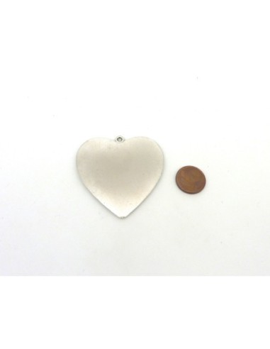 Pendentif en métal argenté pas cher