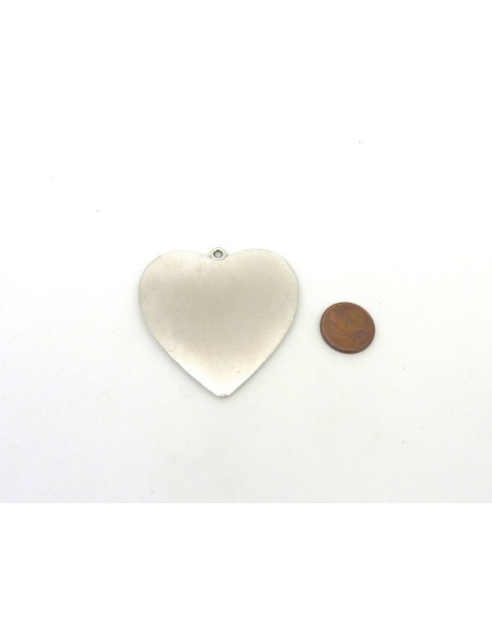 Pendentif en métal argenté pas cher