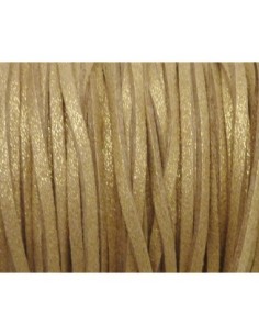 Suédine doré pâle pailleté 3mm pour création DIY