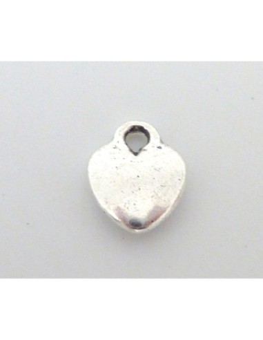 R-20 Breloques coeur 10,1mm légèrement bombé en...
