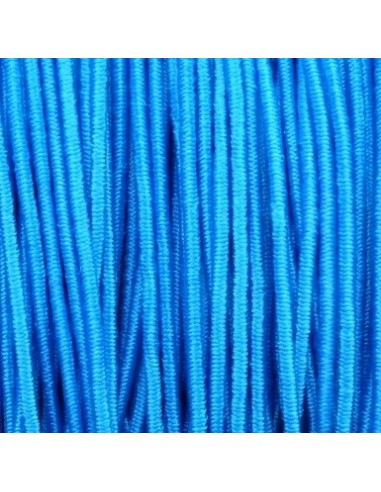 Cordon élastique bleu vif 1mm