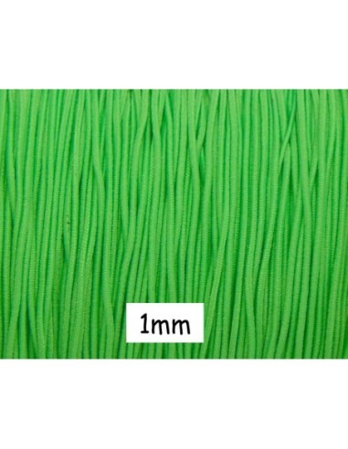 Fil élastique vert fluo 1mm pas cher