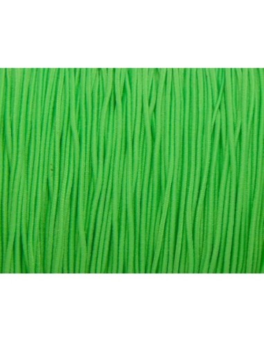 Fil élastique 1mm de couleur vert fluo