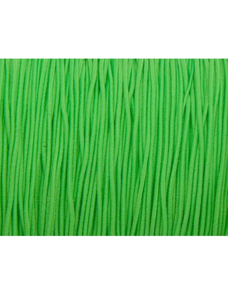 Cordon élastique de couleur vert fluo