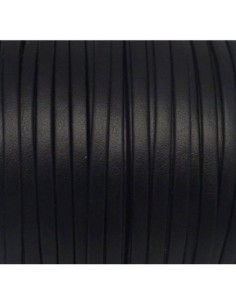 Lanière simili cuir 3mm de couleur noir très belle qualité